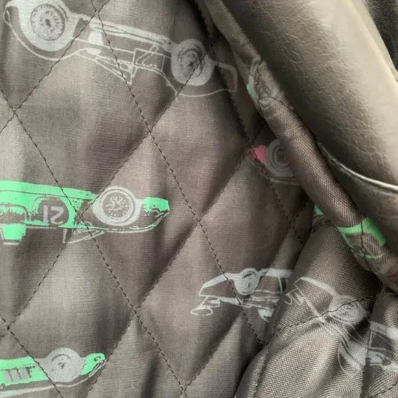 Vintage Leather Jacket/ Faux leather/ 1980/90s/NWT - Picture 9 of 9